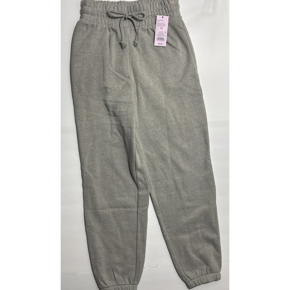 Wild Fable Heather Gray Jogger Sweatpants Womens XS NWT High-Rise Drawstring